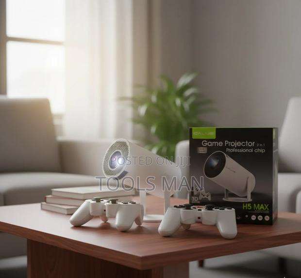 Calus H5 Max Game Projector 2-in-1. 2 Pads.Pre Installed 1900 Games - thumbnail 2