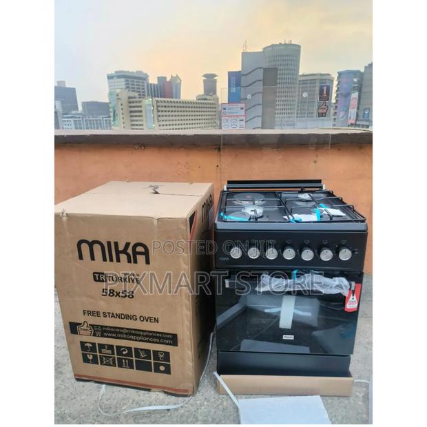 Marble Mika 4‐Burner Standing Cooker (3 Gas + 1 Electric) With Oven