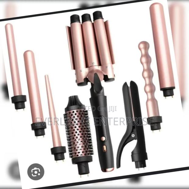 5 in 1 Interchangeable Curling Iron Set - thumbnail 2