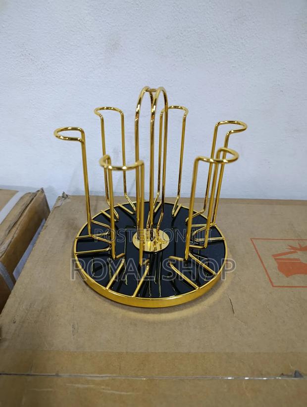 Rotatable Glass Holder Rack