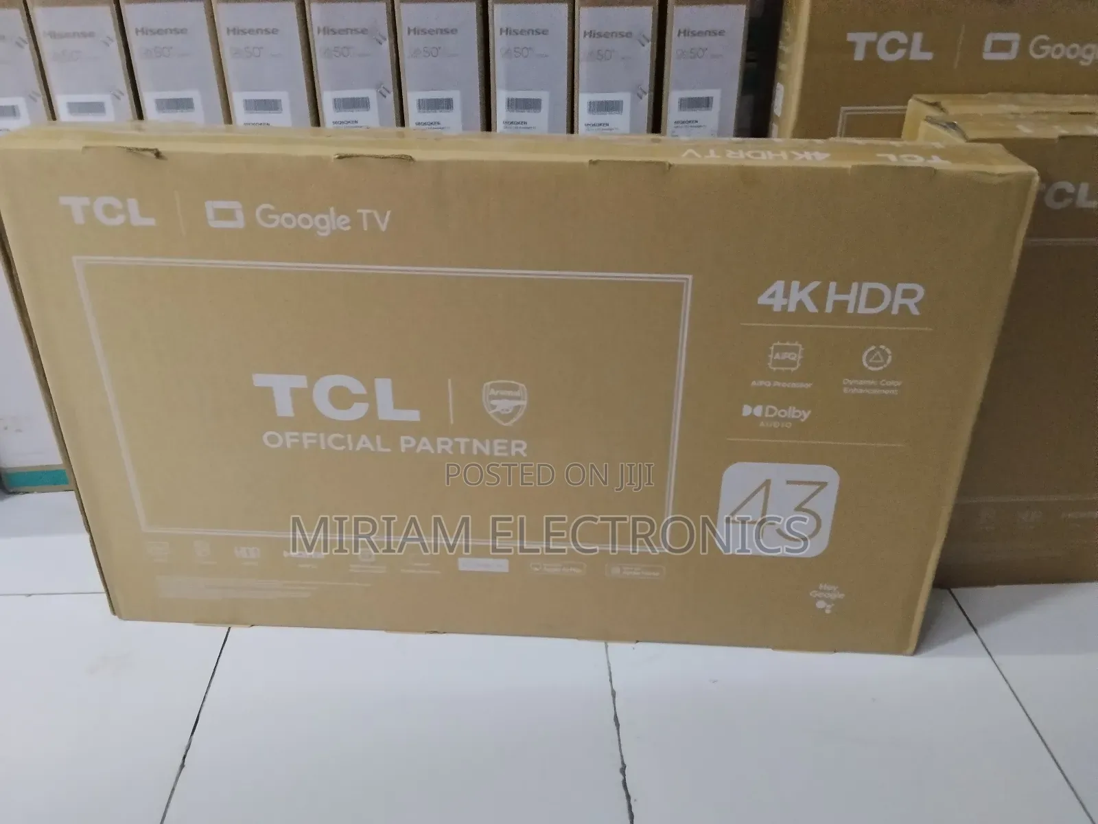 TCL 43" Smart V6c Google Tv