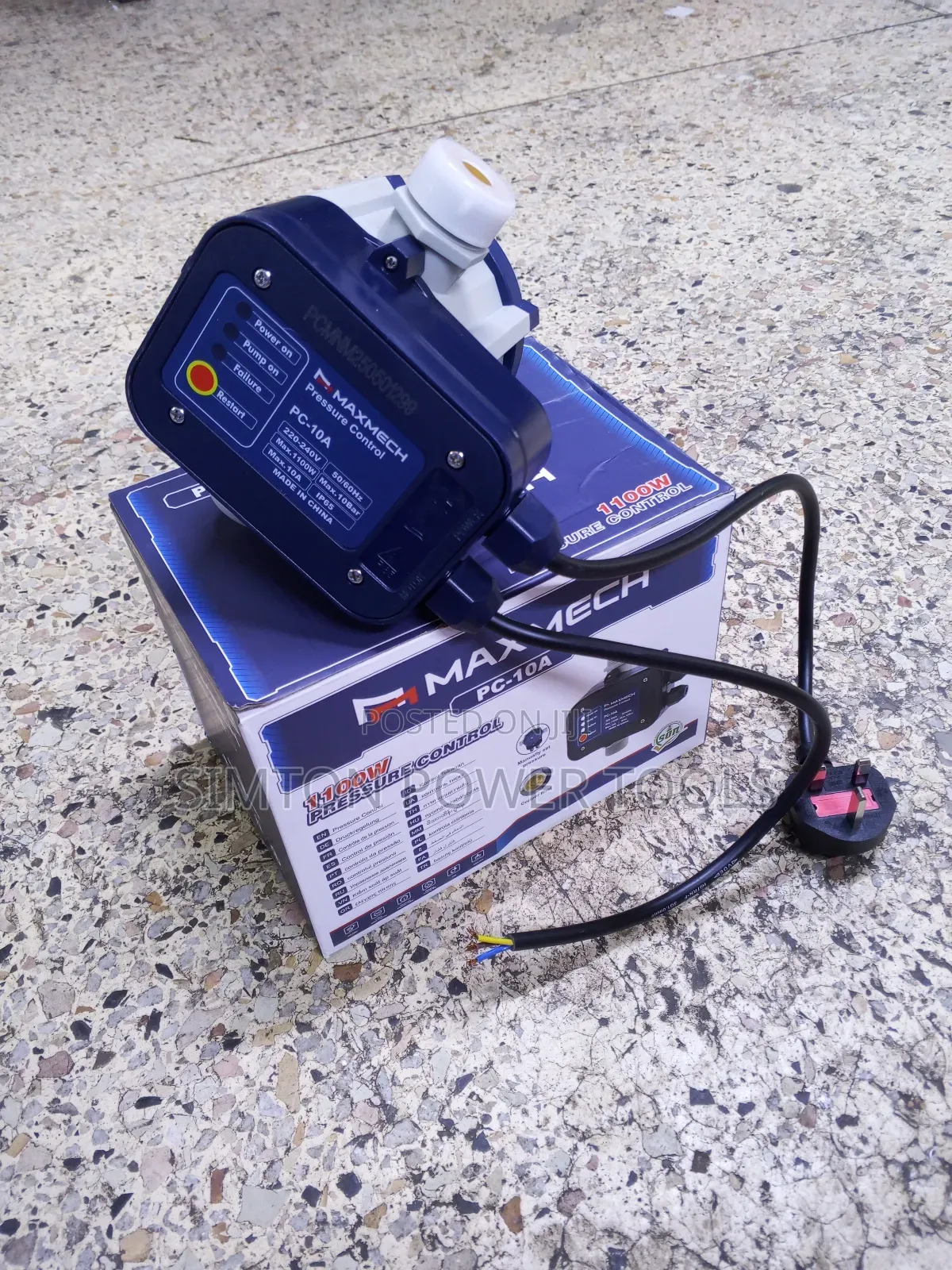 Maxmech 1100w Pressure Controller Pump