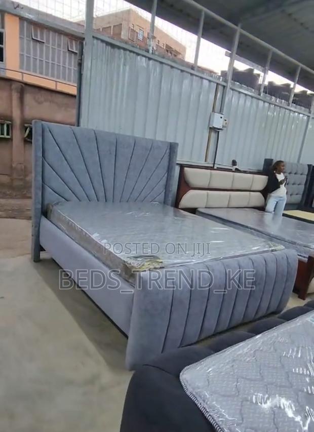 Plush Modern 5 by 6 Bed - main view