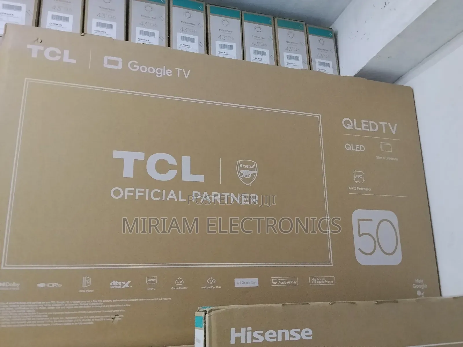 TCL 50" T6c Smart Qled Tv