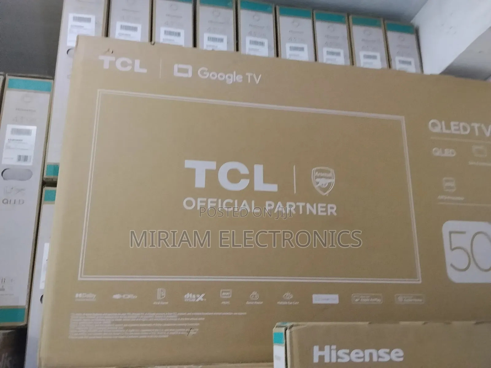 TCL 50" T6c Smart Qled Tv