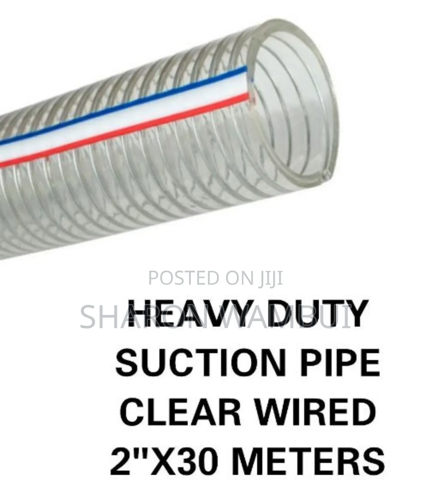 Sunction Pipe 30m 2 Inch Clear Wired /30m ,2 Inch Clear Sunction Pipe