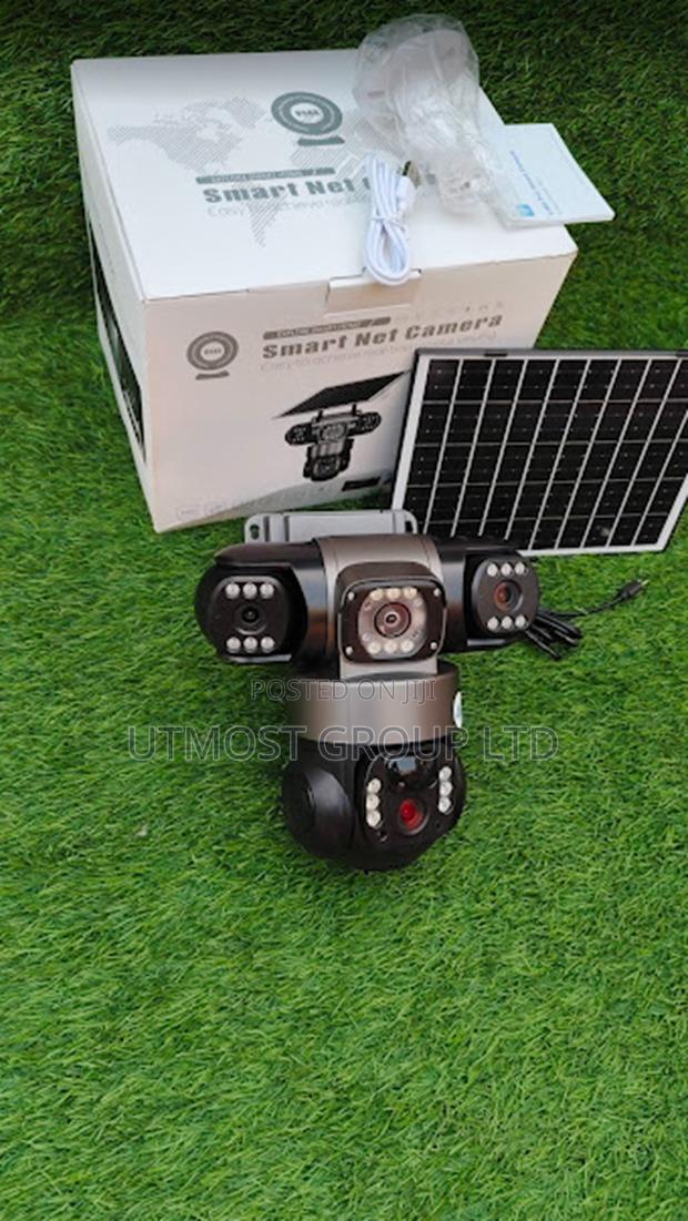 Three Lens Solar 4g CCTV Perfect for Construction Sites