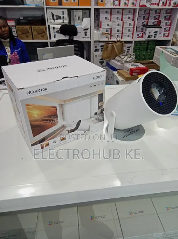 Hy300 Android 12 Smart Projetor - 720p Hd 1+8gb Mini Home Projector