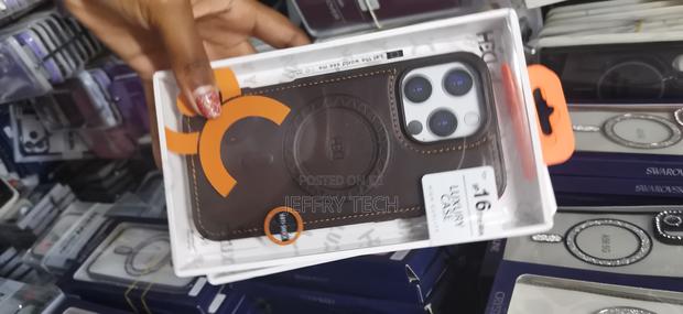 Vajah HDD Premium Leather Magsafe Back Case for iPhone 16 Pro Max - main view