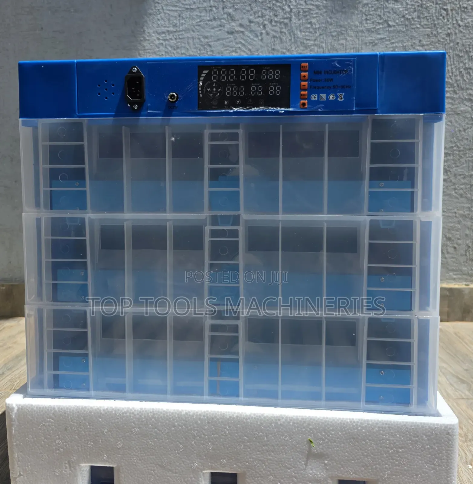 Egg Incubator 256 Eggs Capacity Ac/Dc Power