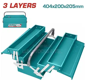 Total Tht10702 Tool Box
Size:404*200*205mm
3 Layers
