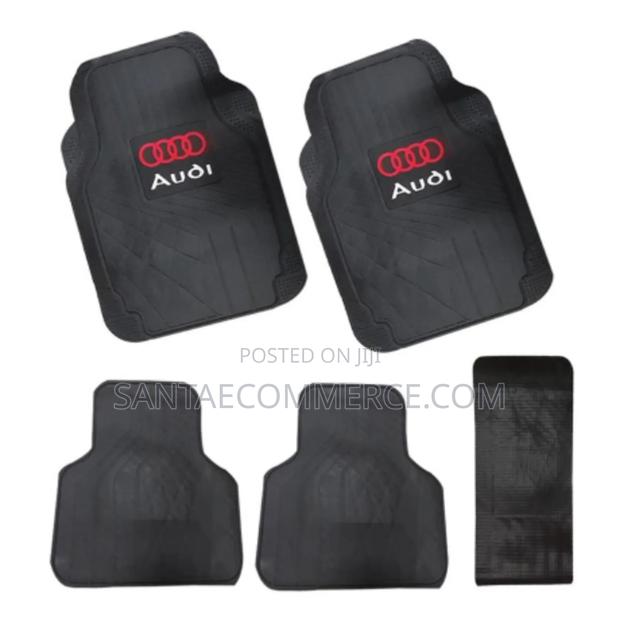 Universal 5 Seater Audi Branded Rubber Car Floor Mats