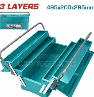 Total Tht10701 Tool Box
Size:495*200*295mm
3 Layers