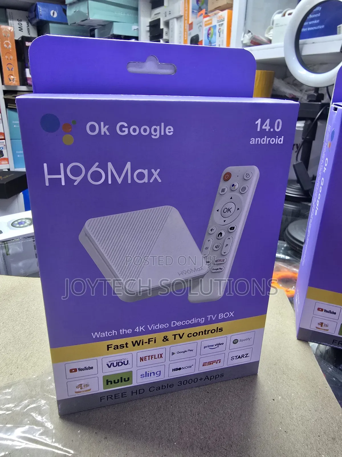 H96 Max Tv Box16gb Wifi6 Voice Control Streaming Video .