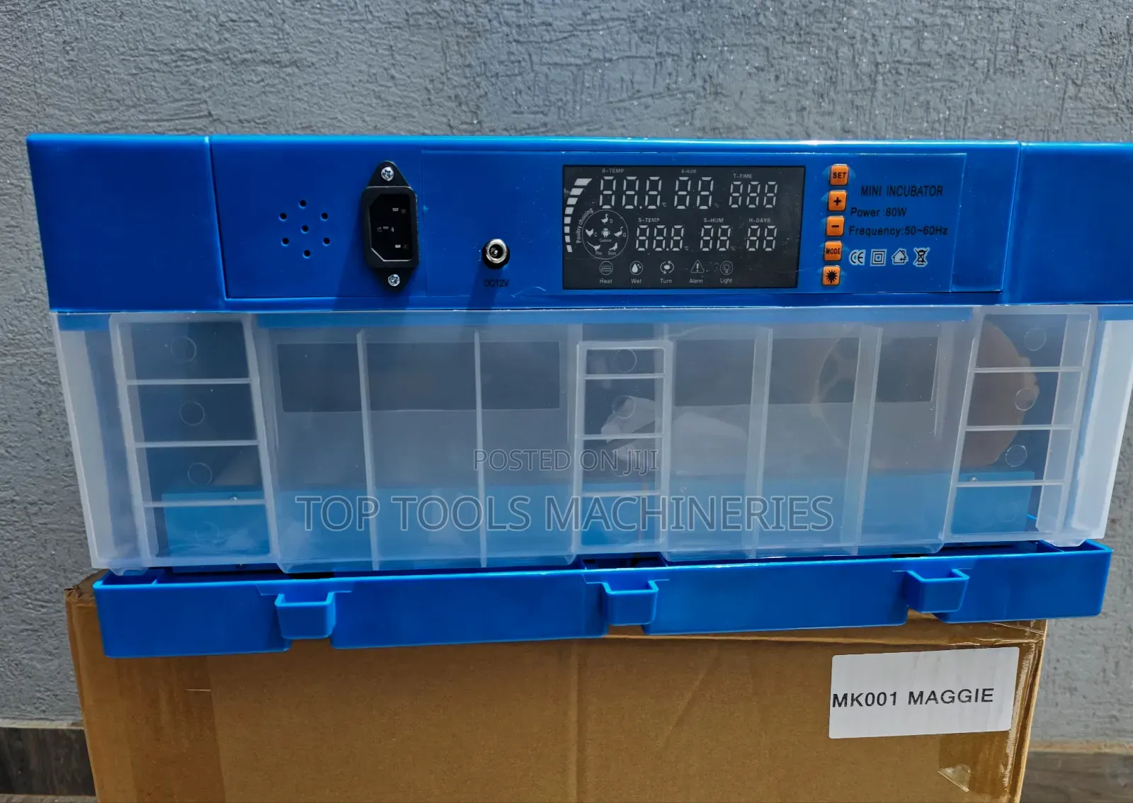 Egg Incubator 64eggs Capacity Both Ac/Dc Power