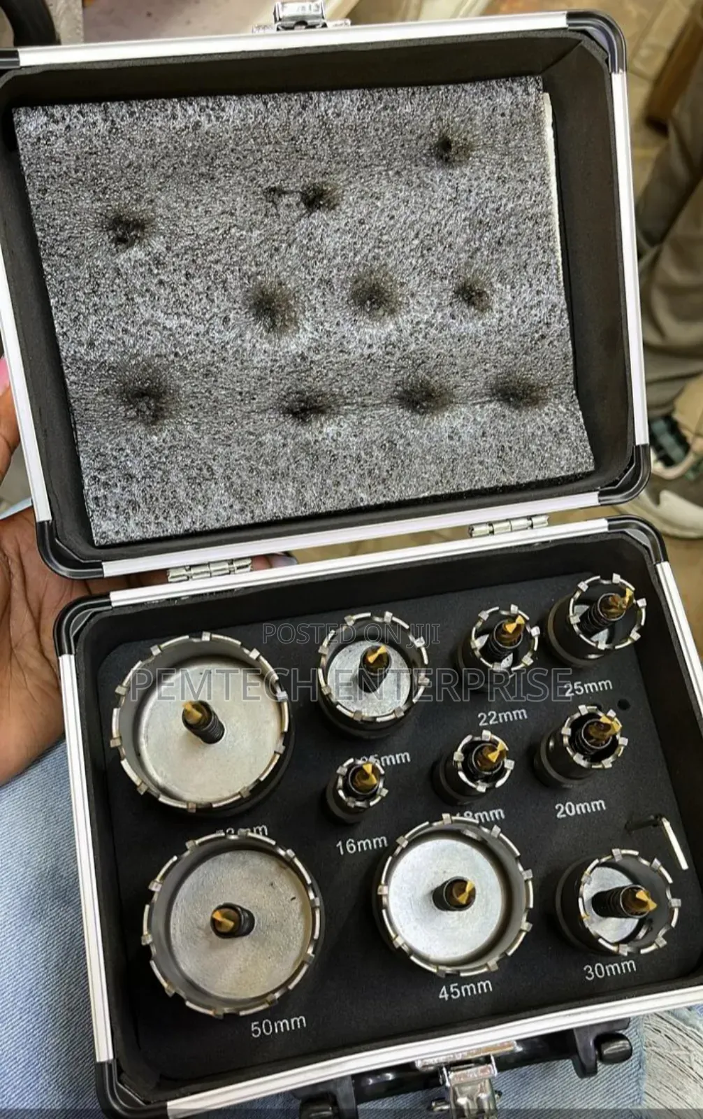10-Piece Metal Hole Saw Set.