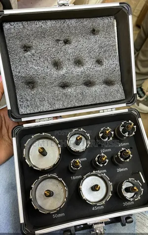 10-Piece Metal Hole Saw Set.