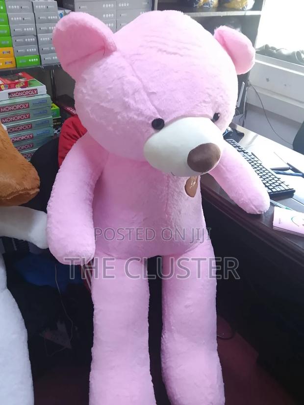 140cm Giant Teddy Bear Pink - main view