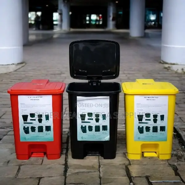 Hard Gauge Plastic 30 Litres Waste Bin for Home, Office and Restaurant