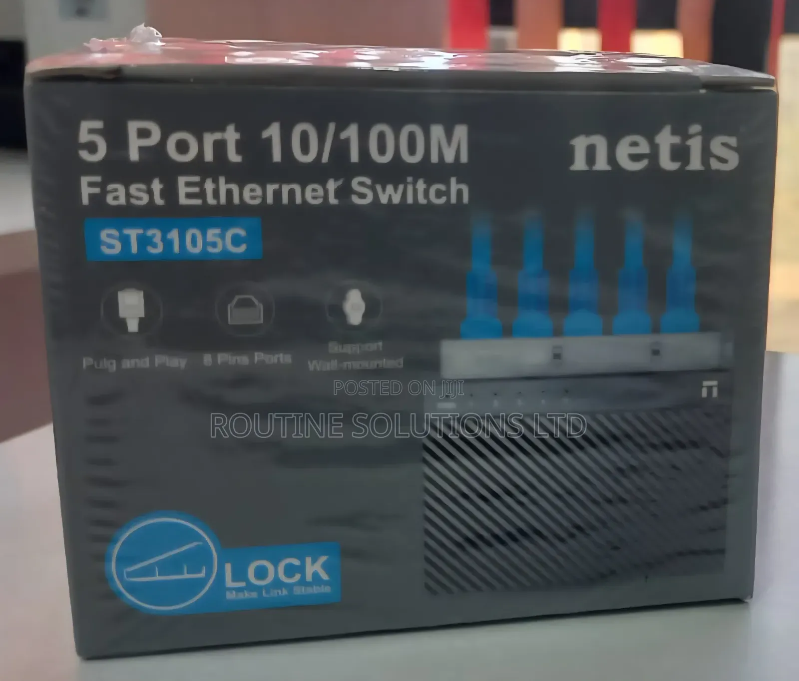 Netis 5-Port 10/100 Fast Ethernet Switch St3105c
