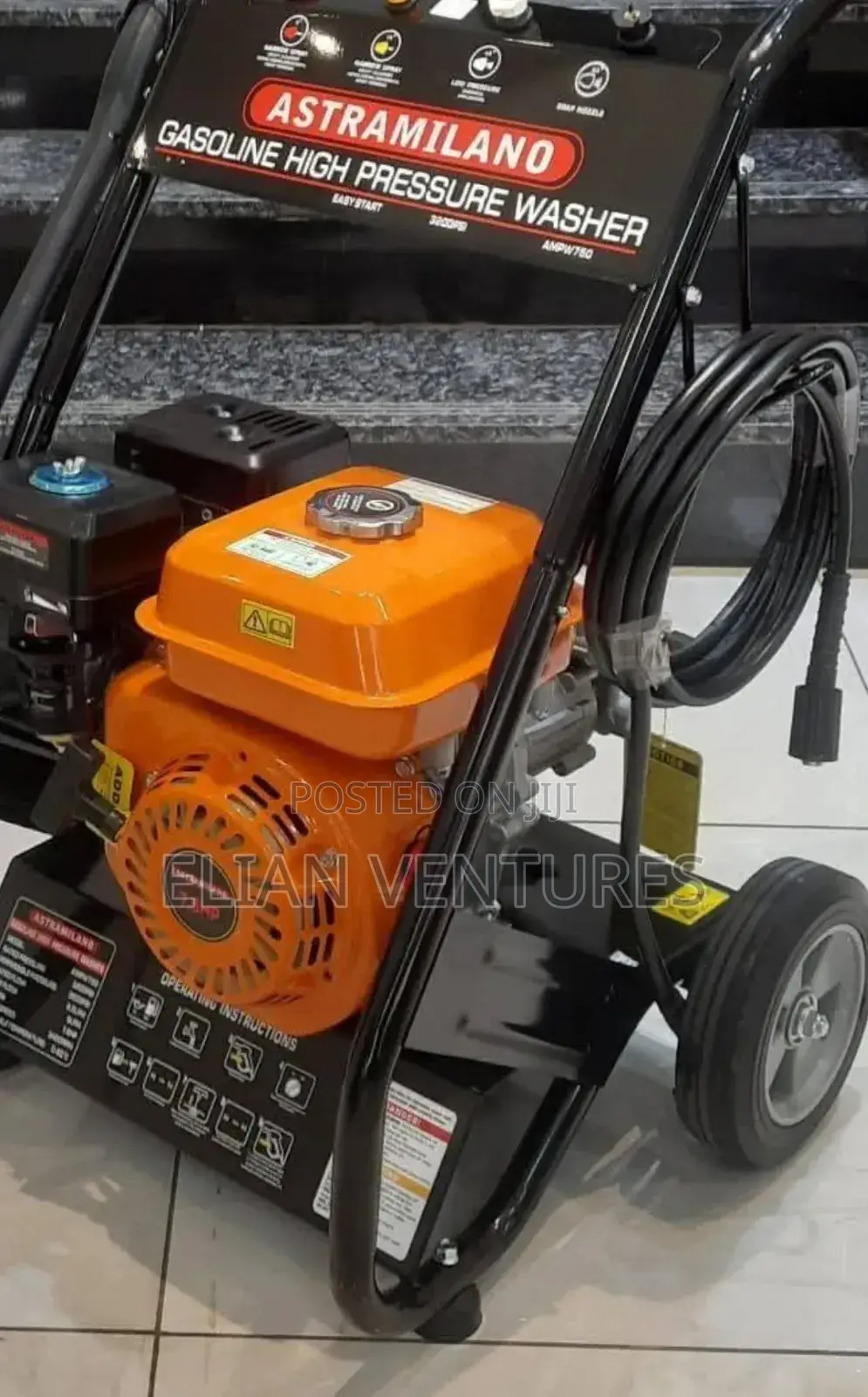 New Astramilano Petrol Powered Car Wash Machine