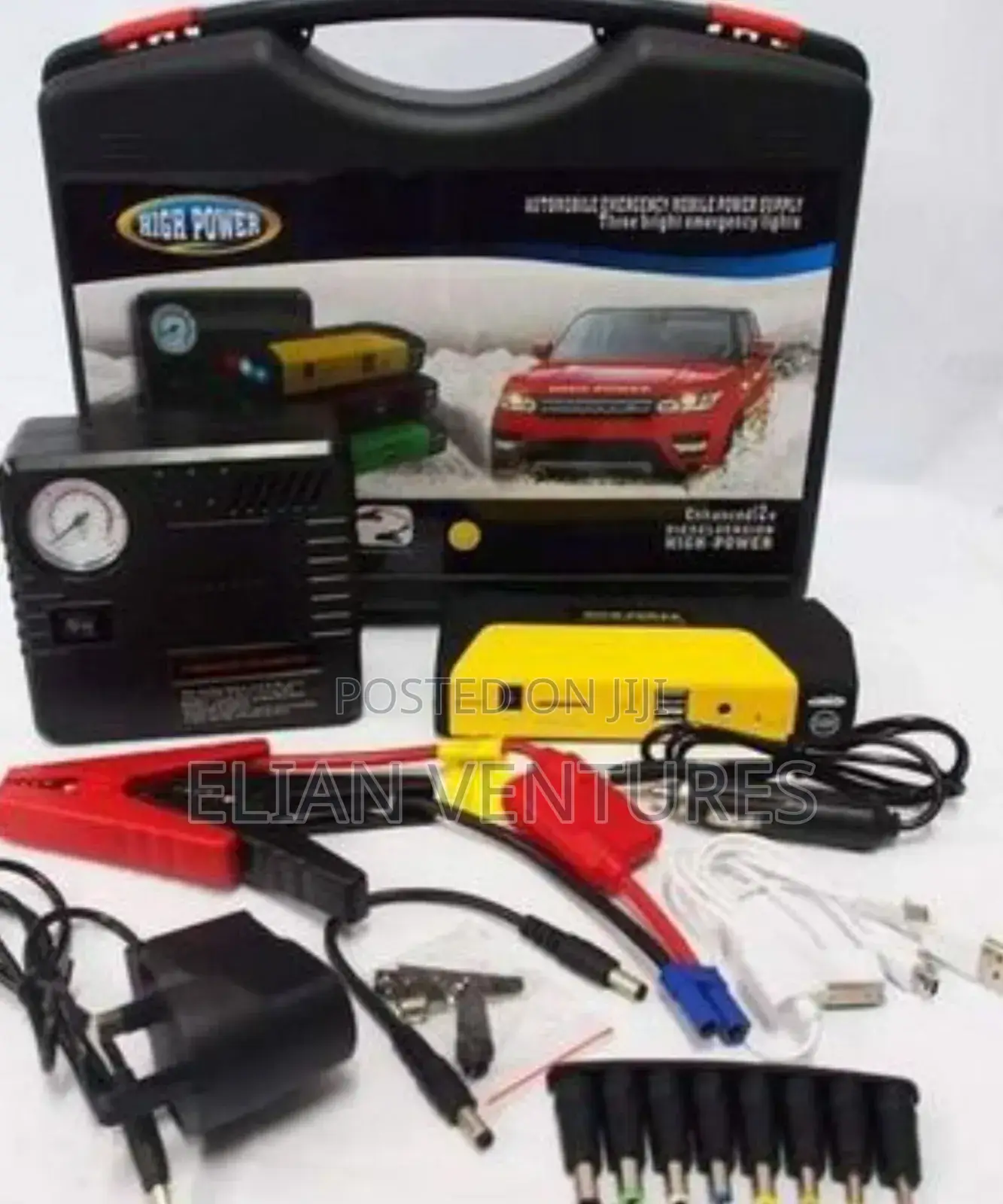 New Brand Car Jump Starter Cables With Inflator