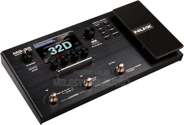 Nux Mg-30 Guitar Multi-Effects Processor – Premium Tone, Endless Cr - main view