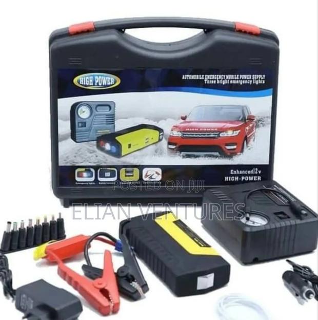 Newly Arrived Car Jump Starter Cables With Inflator - main view