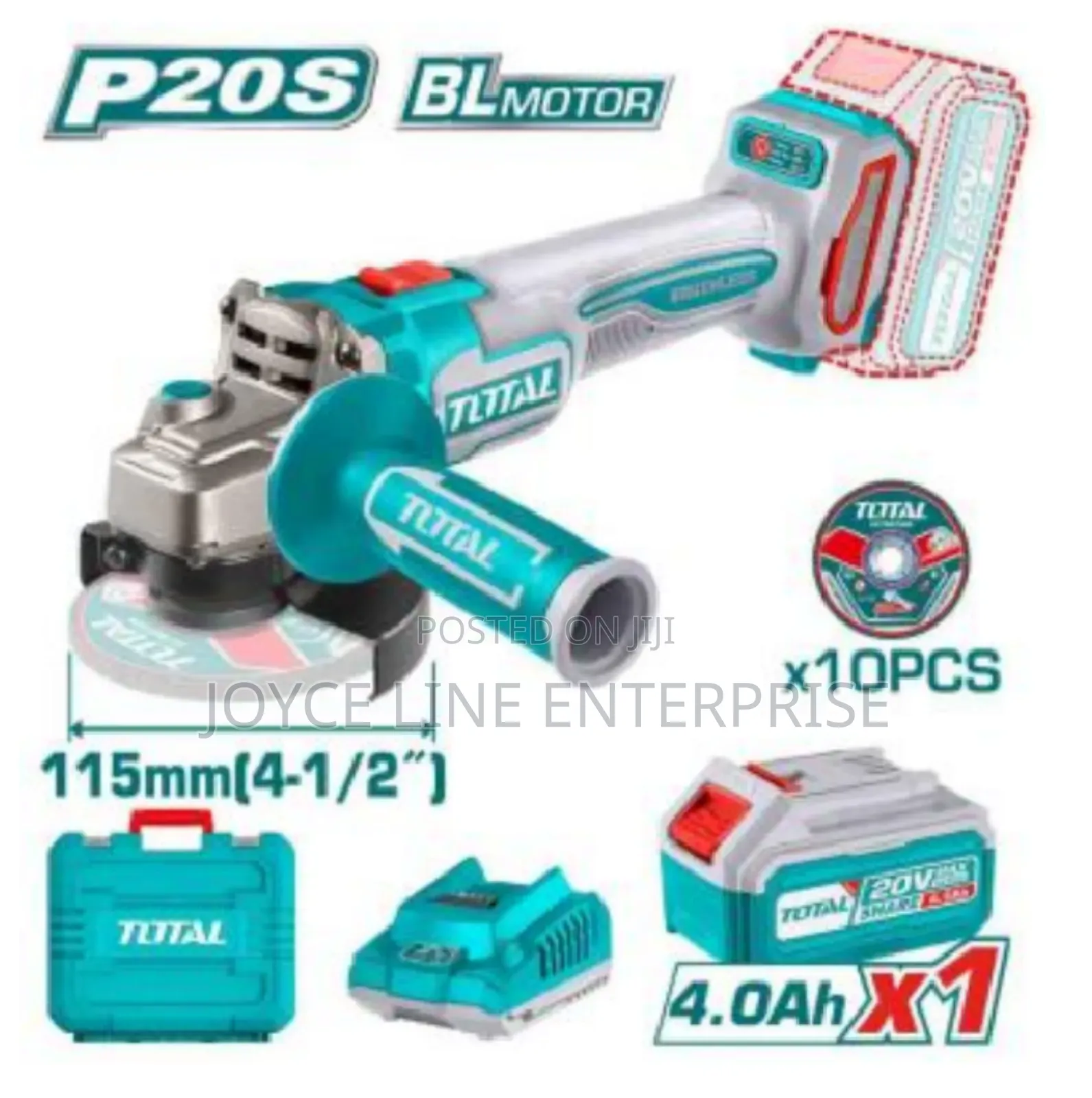 Cordless Angle 
Grinder
