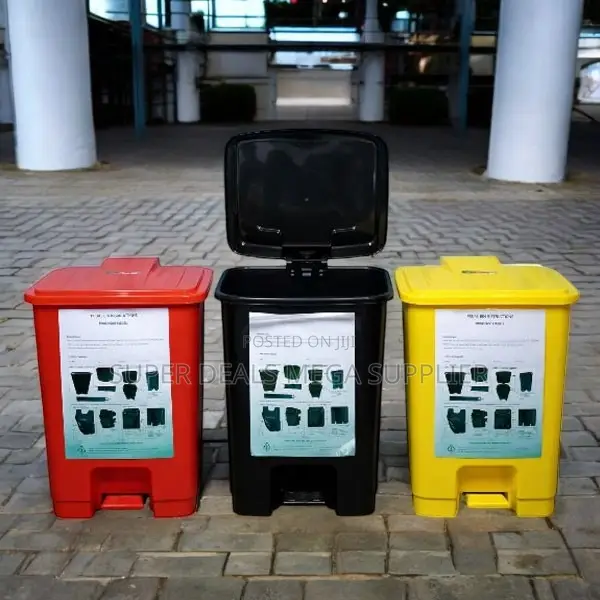 30 Litres Step Pedal Waste Bin With Corrosion Proof for Medical Waste