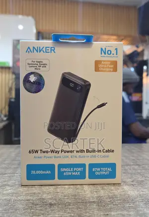Anker 65w Two-way Power With Built-in Cable
