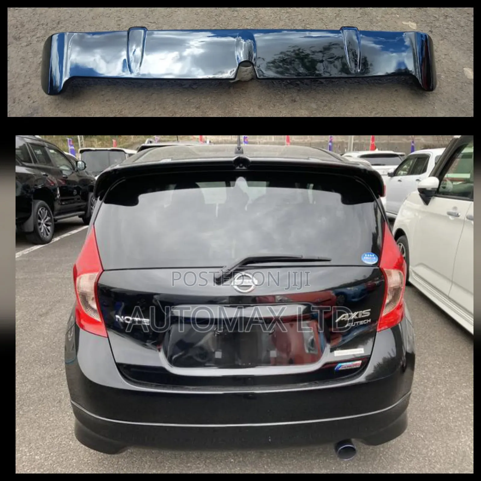 Nissan Note Yr2014+ (Axis,Autech,E-Power) Rear Boot Spoiler