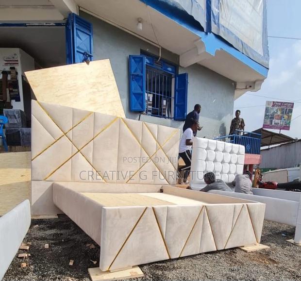 Modern Touch Upholstered Bed 6by6 - main view