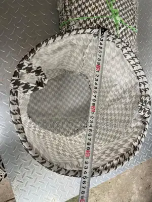 Foldable Houndstooth Laundry Hamper
