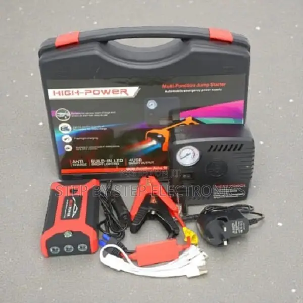 Multi-Functional High Power 99800mah Jump Starter With Tire Inflator