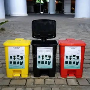 Quality Plastic Material 30l Foot Pedal Bin With Tight Fitting Lid