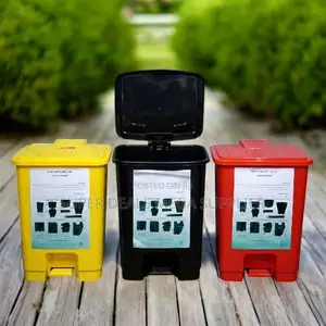 Hard Plastic Material 30l Foot Waste Pedal Bin With Smooth Surface