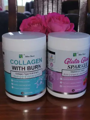 Gluta Glow Sparkle + Collage With Burn