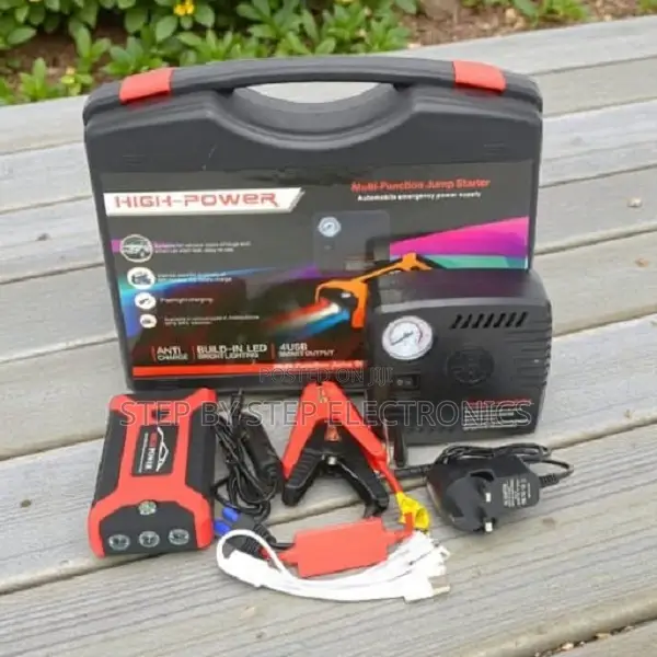 Multi-Purpose High Power 99800mah Jump Starter Tire Inflator