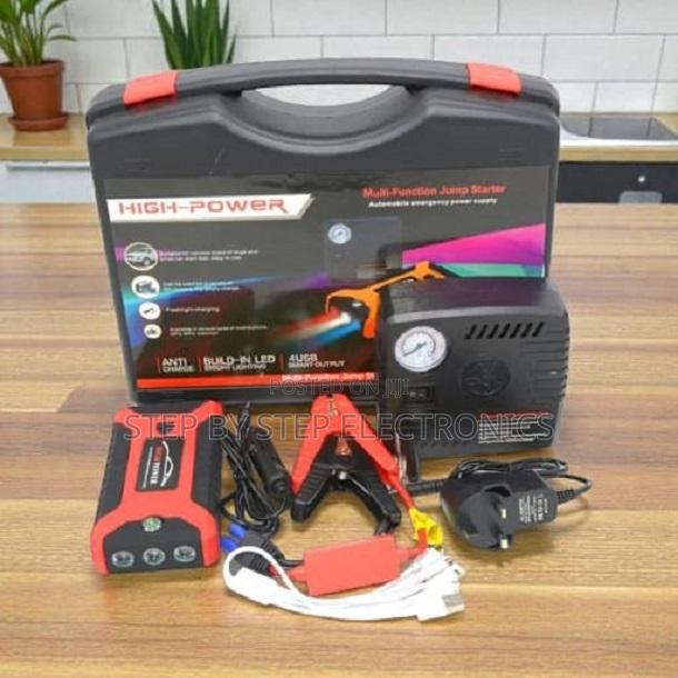Long Term Reliability 99800mah Jump Starter Air Compressor Pump