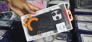 Akioer HDD Premium Leather Magsafe Back Case for iPhone 15 Pro Max