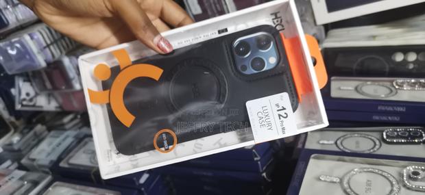 Koier HDD Premium Leather Magsafe Back Case for iPhone 12 Pro Max - main view