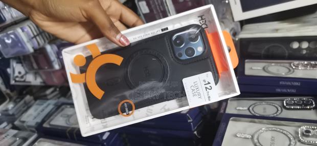 Koier HDD Premium Leather Magsafe Back Case for iPhone 12 Pro Max - thumbnail 3