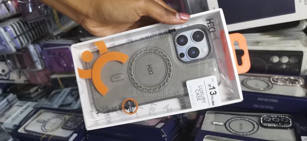 Asqwe HDD Premium Leather Magsafe Back Case for iPhone 13 Pro Max - main view