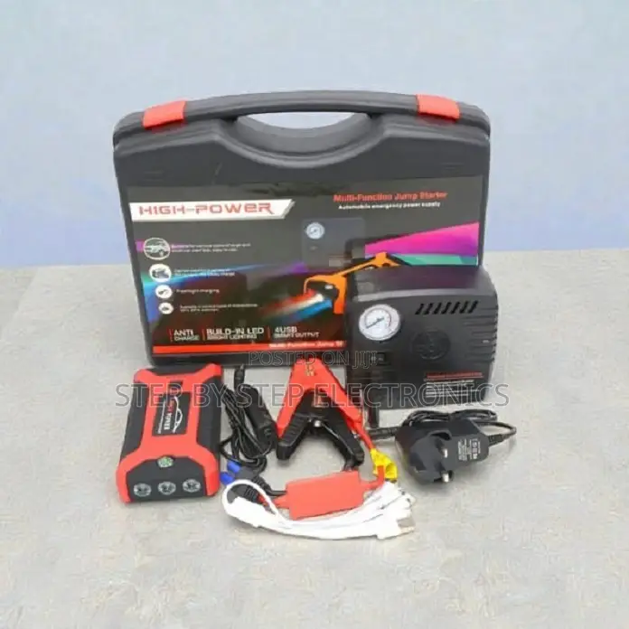 Enhanced Quality 99800mah Car Jump Starter Air Compressor Pump