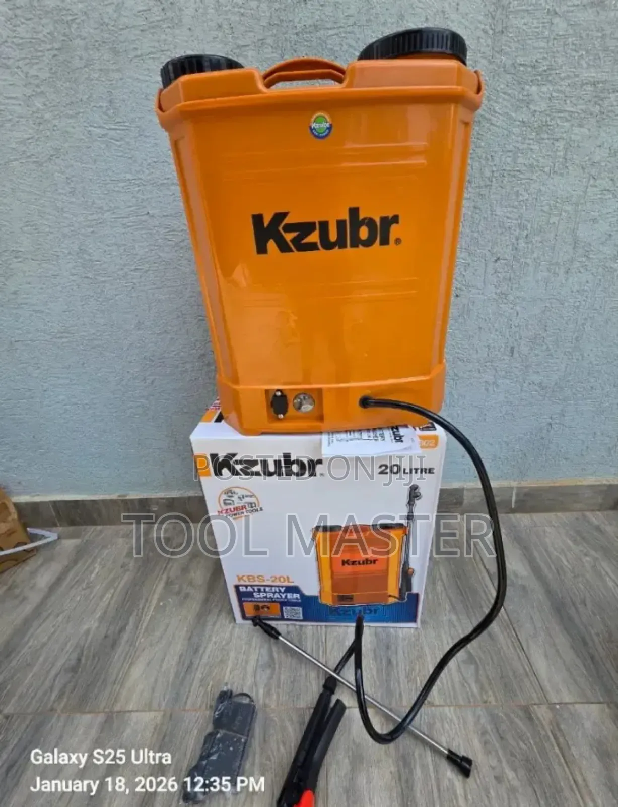 Kzubr Cordless Knapsack Sprayer/Rechargeable Automatic Knapsacksprayer