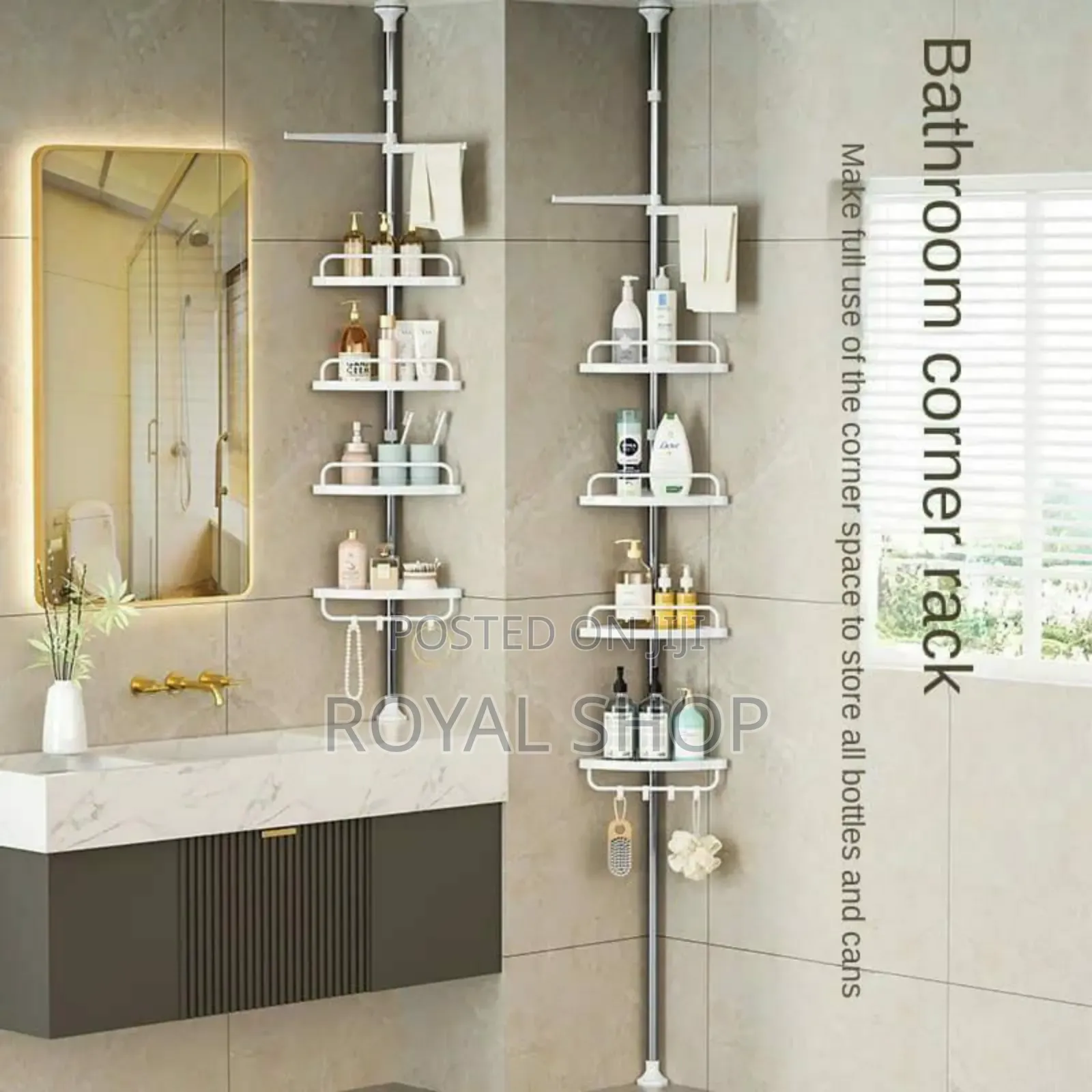 Telescopic Bathroom Shelves