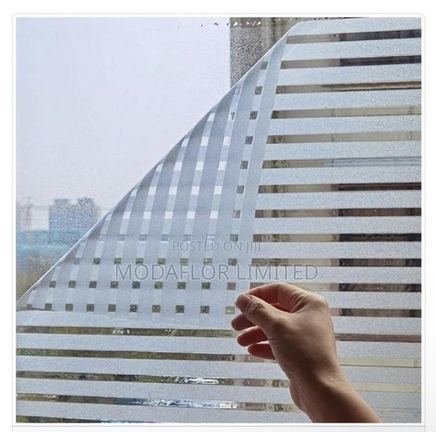 Office Decorative Privacy Film – Modern Glass Look
