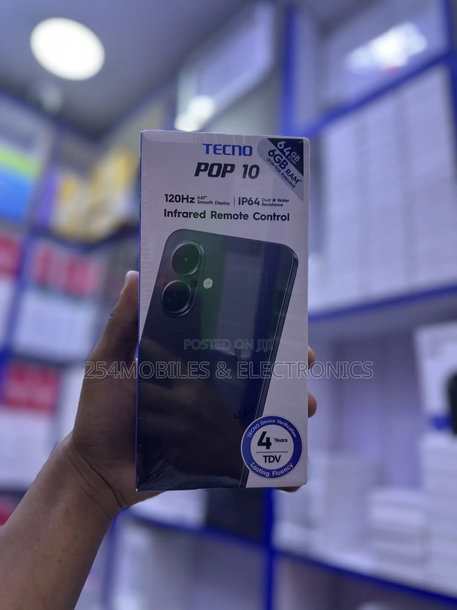 New Tecno Pop 10 64 GB Black