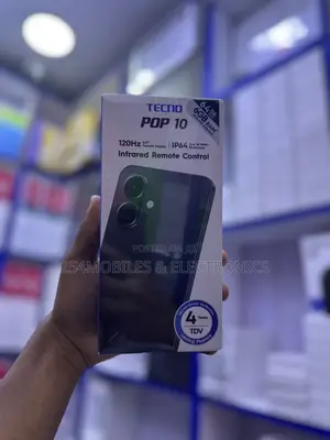 New Tecno Pop 10 64 GB Black
